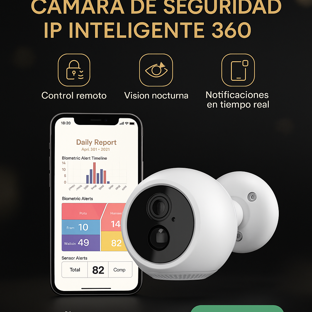 CAMARA IP RECARGABLE D10 APP TUYA