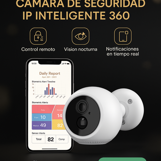 CAMARA IP RECARGABLE D10 APP TUYA