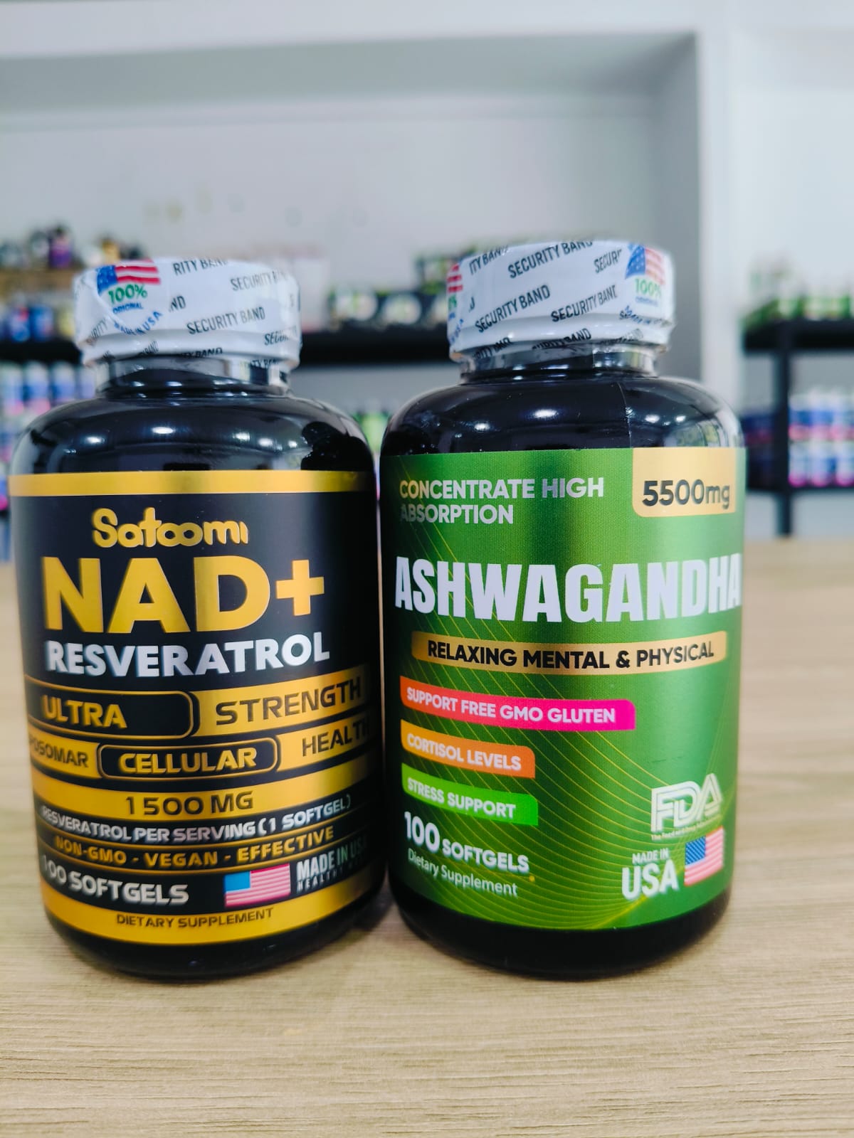 COMBO 1 NAD Y 1 ASHWAGANDHA