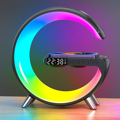 Lampara G Con Altavoz Y Luz RGB, Carga Inalámbrica Ideal para iPhone
